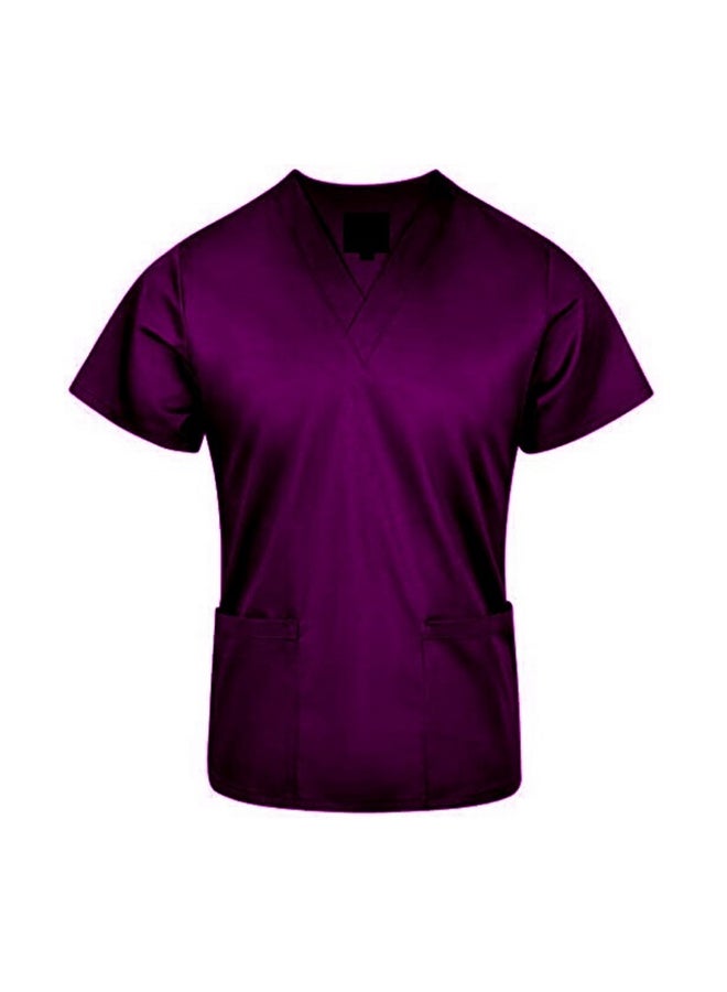 فنسنت طقم زيّ طبي أرجواني - Image 2