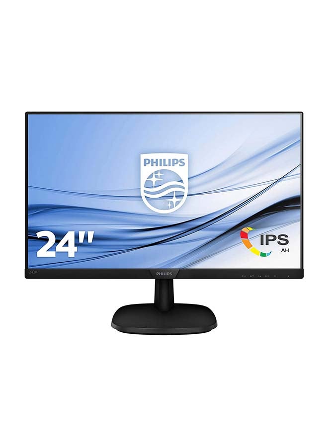 فيليبس شاشة 24 بوصة عالية الدقة IPS LED مع شاشة ذات حدود ضيقة، حامل VESA، HDMI، VGA، مكبر صوت، 243V7QJAB - Image 1