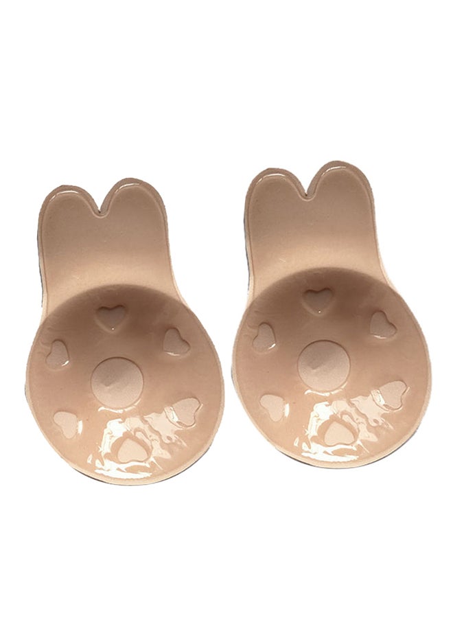 YOLI - Adhesive Strapless Pushup Bra Beige - Image 1