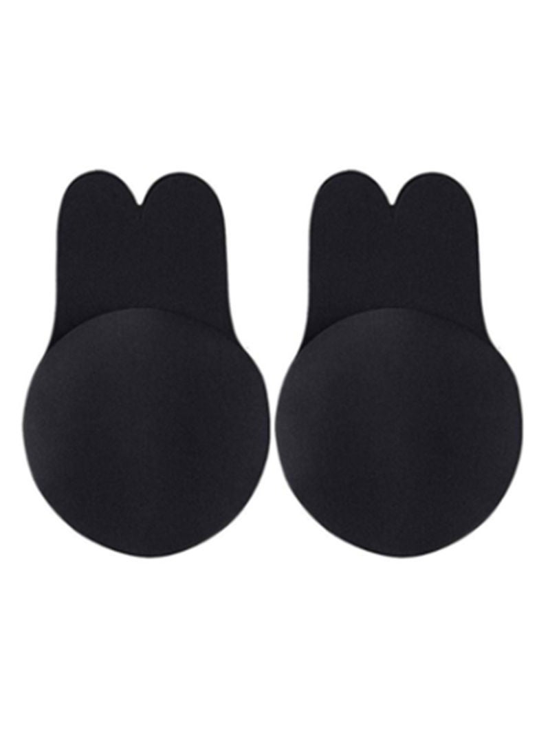 YOLI Adhesive Strapless Pushup Bra Black - Image 1
