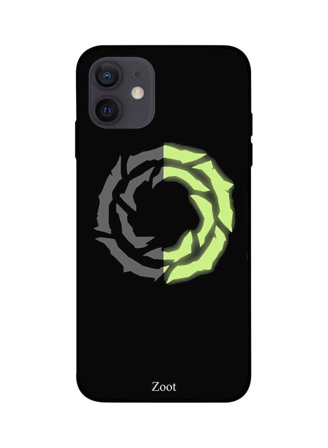 Zoot Printed Case Cover -for Apple iPhone 12 mini Black/Grey/Green Black/Grey/Green