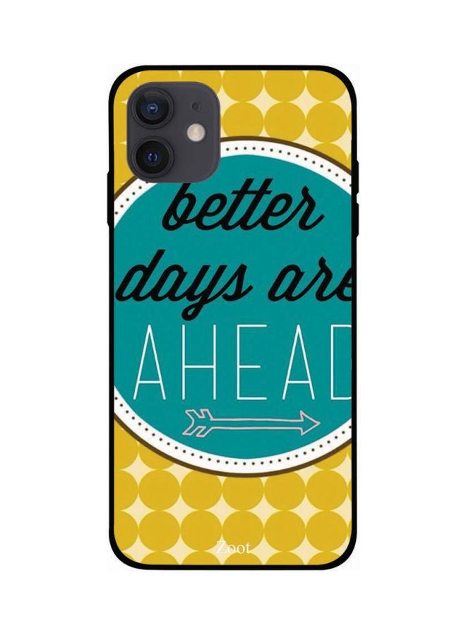 Zoot Quote Printed Case Cover -for Apple iPhone 12 mini Blue/Yellow/White Blue/Yellow/White - Image 1