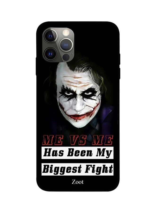 Zoot - Joker Printed Case Cover -for Apple iPhone 12 Pro Max Black/White/Red Black/White/Red - Image 1