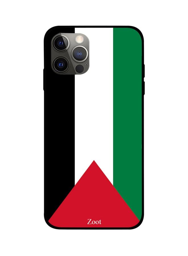 Zoot State Of Palestine Flag Printed Case Cover -for Apple iPhone 12 Pro Max Red/Green/White Red/Green/White - Image 1