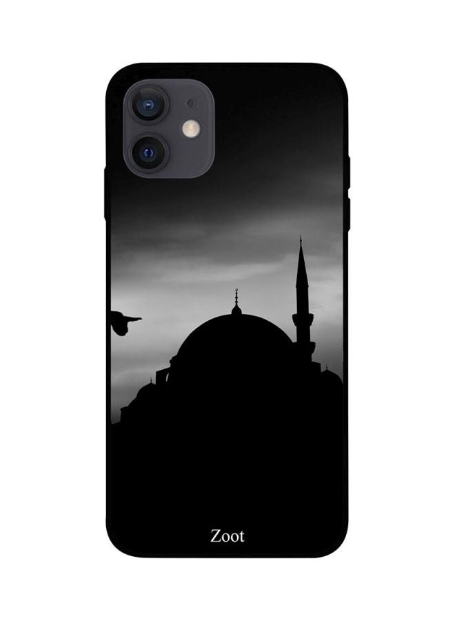 Zoot Printed Case Cover -for Apple iPhone 12 mini Black/Grey Black/Grey - Image 1