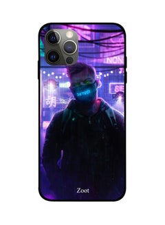 Cyberpunk Printed Case Cover -for Apple iPhone 12 Pro Purple/Black/Blue Purple/Black/Blue