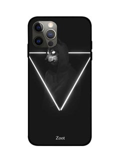 Fox Printed Case Cover -for Apple iPhone 12 Pro Black/Grey/White Black/Grey/White