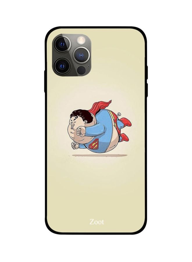 Zoot - Superman Printed Case Cover -for Apple iPhone 12 Pro Beige/Blue/Red Beige/Blue/Red - Image 1