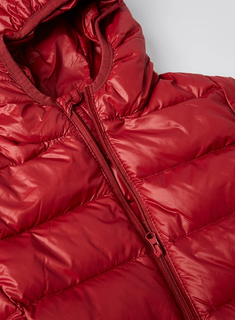 Babybol Baby Boys Quilted Jacket Red