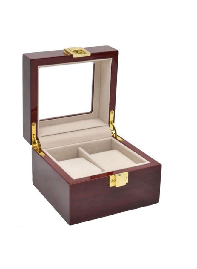 بيوينتي علبة ساعة من الخشب مناسبة لحمل ساعتين unisex - Image 1