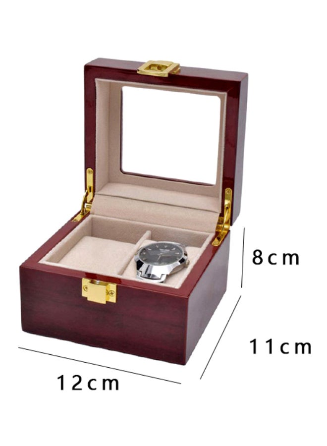 بيوينتي علبة ساعة من الخشب مناسبة لحمل ساعتين unisex - Image 2