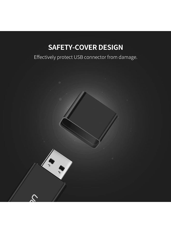 Ugreen - SD Card Reader Portable USB 3.0 Dual Slot Flash Memory Adapter Hub for TF SD Micro SD SDXC SDHC MMC RS-MMC UHS-I for Mac Windows Linux Chrome PC Laptop Multicolour - Image 1