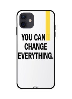 You Can Change Everything Printed Case Cover -for Apple iPhone 12 White/Black/Yellow White/Black/Yellow