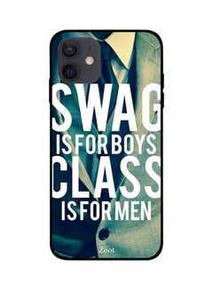 Quote Printed Case Cover -for Apple iPhone 12 White/Green/Beige White/Green/Beige