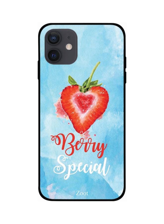 Zoot - Berry Special Printed Case Cover -for Apple iPhone 12 Blue/Red/White Blue/Red/White - Image 1