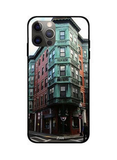 Building Printed Case Cover -for Apple iPhone 12 Pro Max Green/Brown/Grey Green/Brown/Grey