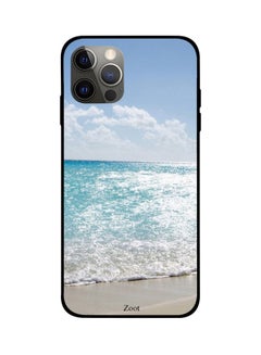 Ocean View Printed Case Cover -for Apple iPhone 12 Pro Max Blue/White Blue/White