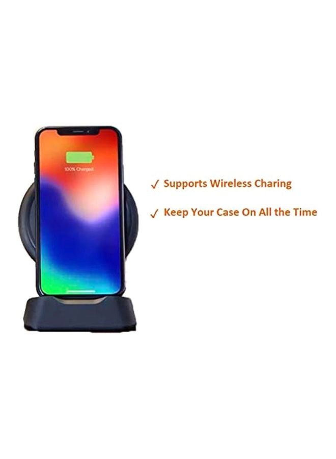 Zoot - Biker Printed Case Cover -for Apple iPhone 12 Pro Max Blue/Black/Orange Blue/Black/Orange - Image 1
