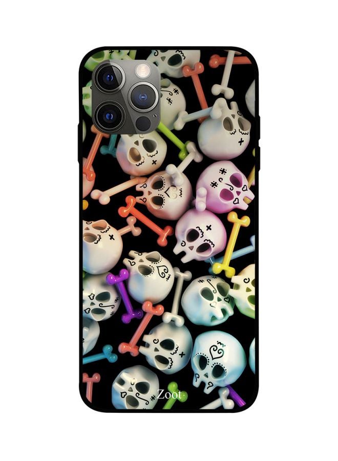 Skull Printed Case Cover For Apple iPhone 12 Pro Max Multicolour