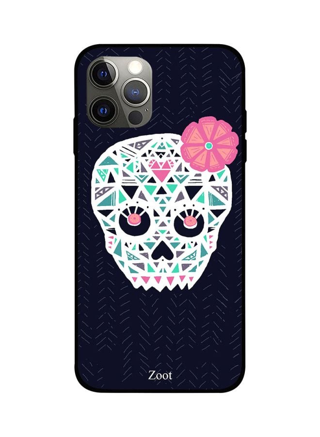 Zoot Skull Printed Case Cover -for Apple iPhone 12 Pro Max Black/White/Pink Black/White/Pink - Image 1