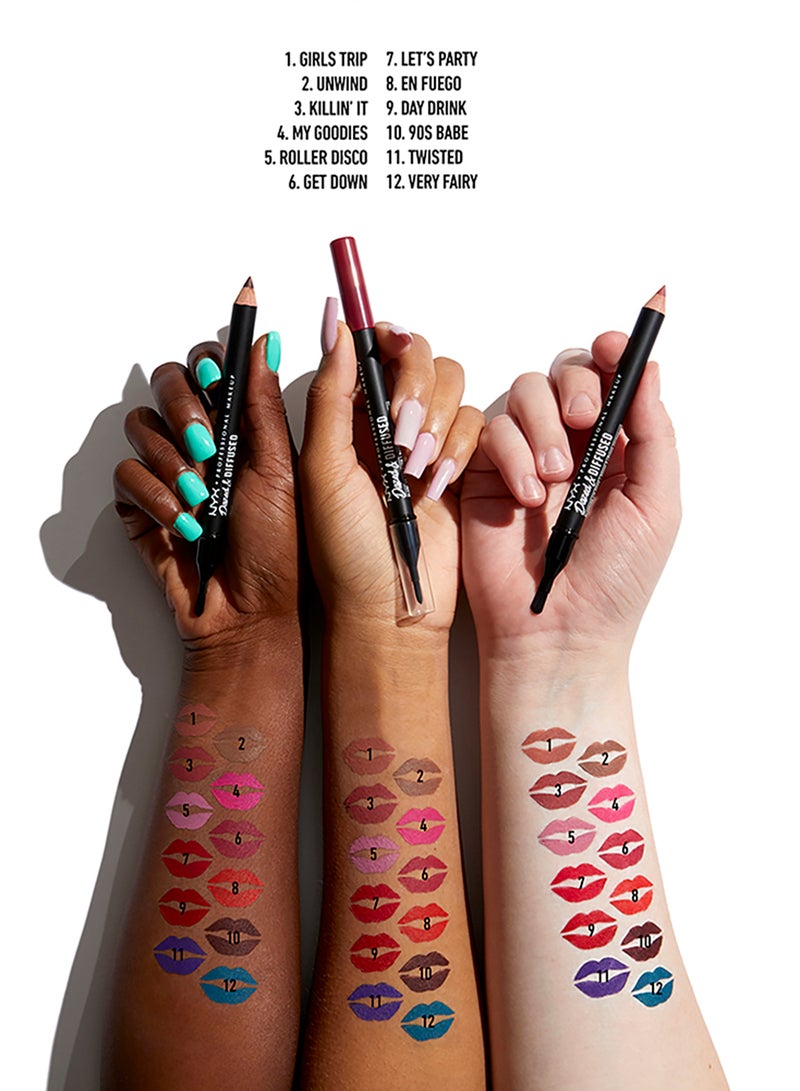 NYX PROFESSIONAL MAKEUP - Dazed And Diffused Blurring Lipstick 90s Babe 10 - Image 1