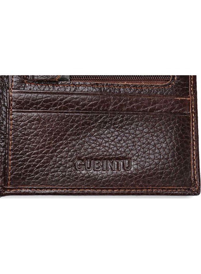 Beauenty Men's Leather Wallet Brown - Image 5