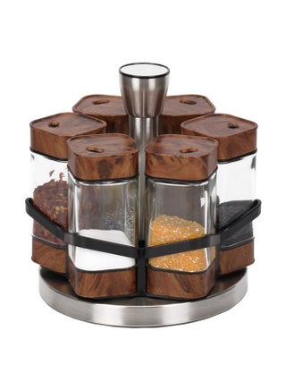 6-Piece Spice Bottle Set Brown - v1604915322/N41904430A_1