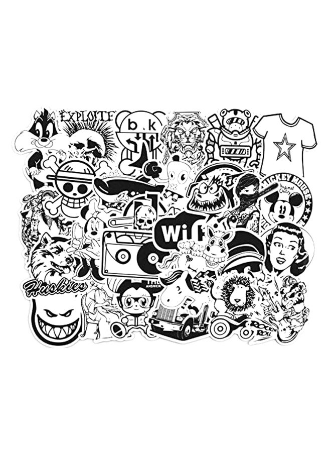 50-Pieces Waterproof Sticker Set - Image 1
