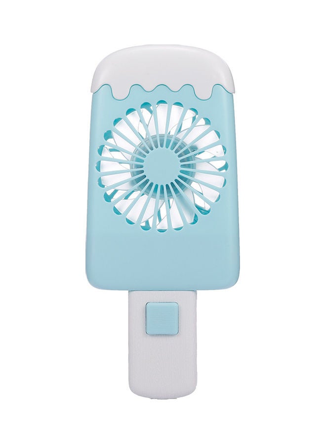 Generic Mini Handheld USB Ice Cream Fan Blue  - Image 1