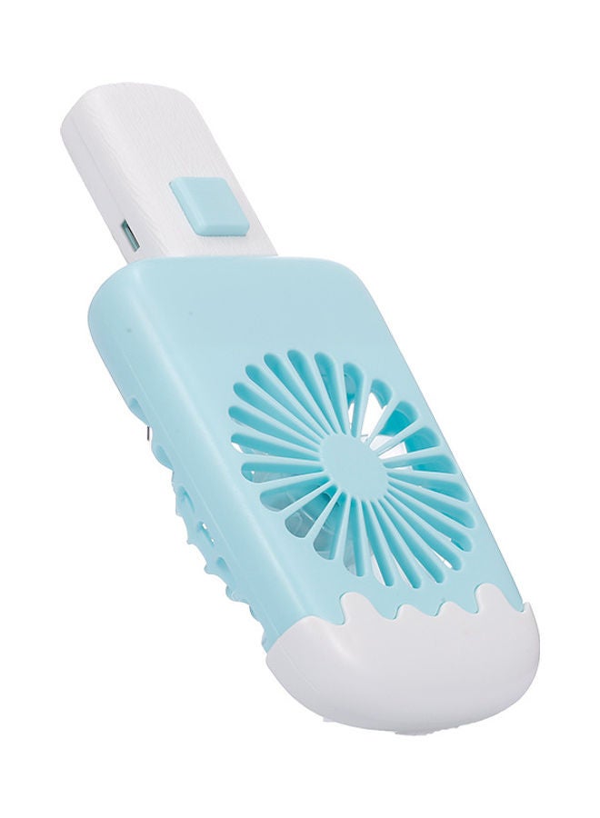 Generic Mini Handheld USB Ice Cream Fan Blue  - Image 3