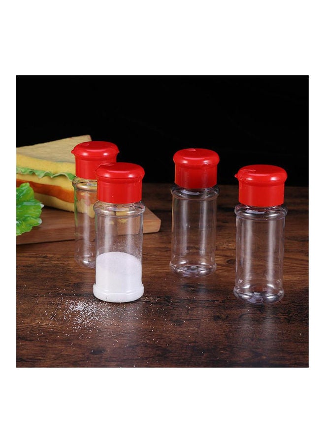 10Pcs 100ml Plastic Seasoning Bottle Spice Dispenser Pepper Jar Storage Bottle Green 20*10*20cm - Image 2