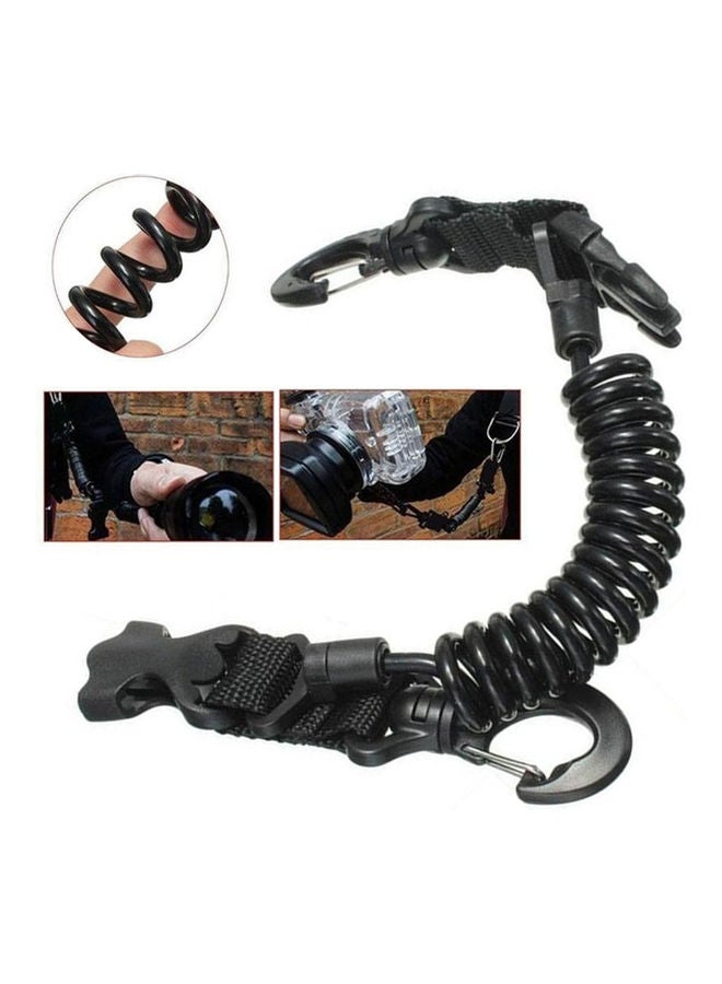 Climbing Underwater Diving Camera Safety Spring Anti Lost Rope Lanyard Strap As shown 20*10*20cm - Image 1