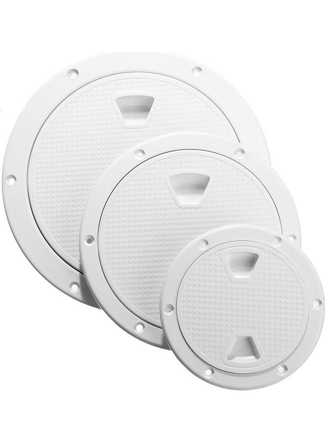 4/6/8 Inch Round Hatch Cover Non-Slip Deck Plate for Marine Boat Kayak Canoe grey - Image 2