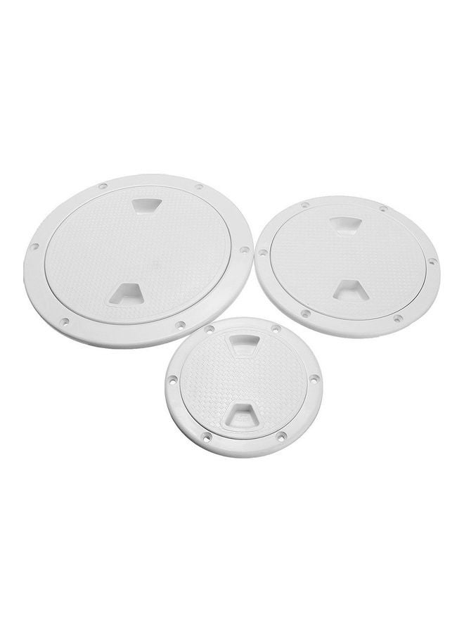 4/6/8 Inch Round Hatch Cover Non-Slip Deck Plate for Marine Boat Kayak Canoe grey - Image 3