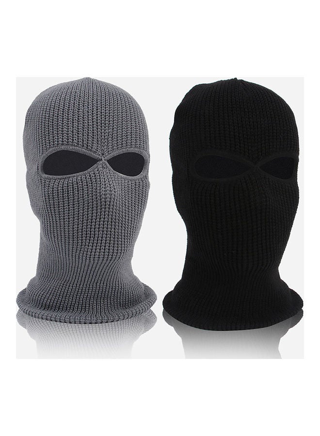 Generic - Army Tactical Winter Warm Ski Cycling 2 Hole Balaclava Hood Cap Full Face Mask White 20*10*20cm - Image 1