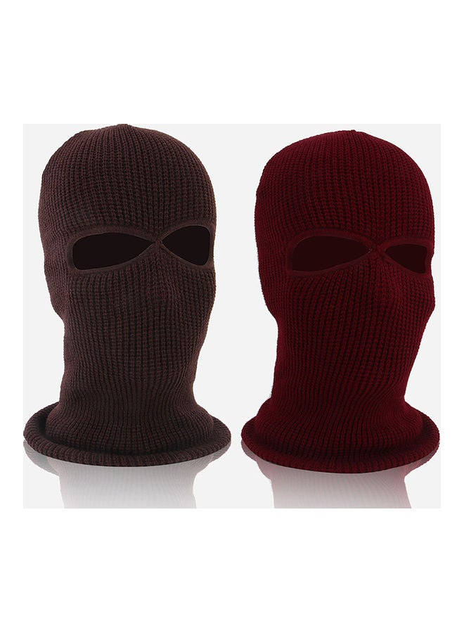 Generic - Army Tactical Winter Warm Ski Cycling 2 Hole Balaclava Hood Cap Full Face Mask White 20*10*20cm - Image 1