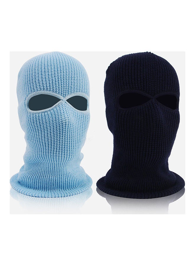 Generic - Army Tactical Winter Warm Ski Cycling 2 Hole Balaclava Hood Cap Full Face Mask White 20*10*20cm - Image 1