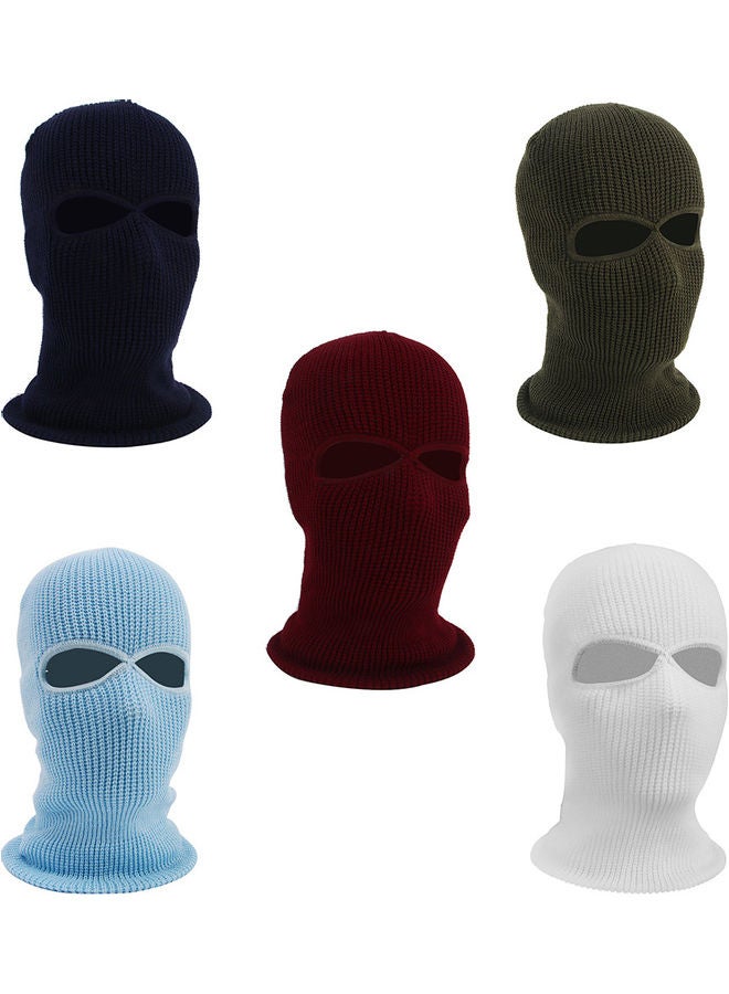 Generic - Army Tactical Winter Warm Ski Cycling 2 Hole Balaclava Hood Cap Full Face Mask White 20*10*20cm - Image 1