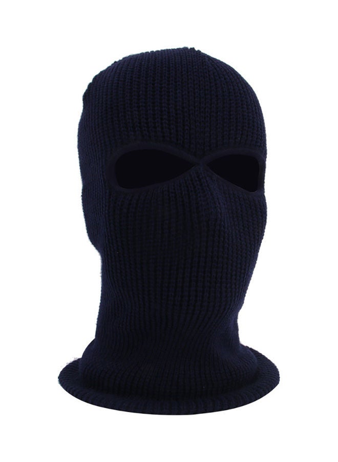 Generic Army Tactical Winter Warm Ski Cycling 2 Hole Balaclava Hood Cap Full Face Mask Navy 20*10*20cm  - Image 1
