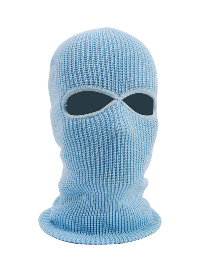 Generic Army Tactical Winter Warm Ski Cycling 2 Hole Balaclava Hood Cap Full Face Mask Sky Blue 20*10*20cm  - Image 1