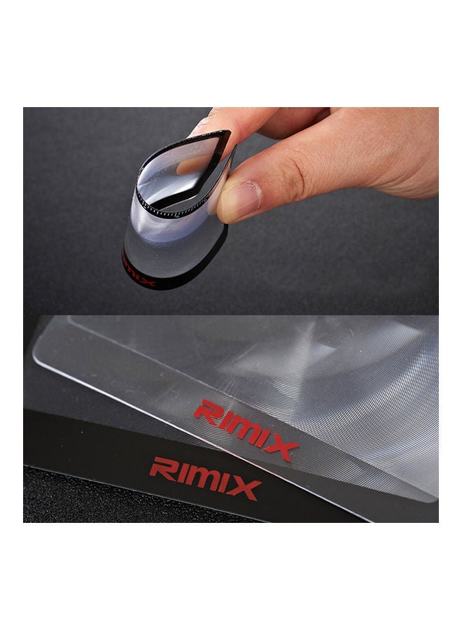 Portable 3X Outdoor Card Style Magnifying Glass Ultra-thin HD Reading Magnifier White 20*10*20cm - Image 4