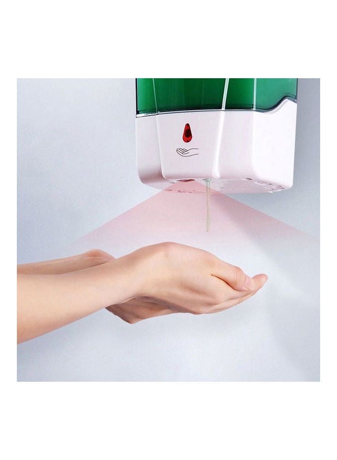 700ml Wall-Mount Automatic IR Sensor Kitchen Bathroom Lotion Soap Dispenser White 20*10*20cm - Image 2