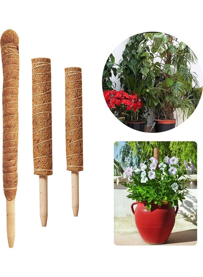 30/40/50cm Coir Moss Totem Pole Creeper Plant Support Climbing Extension Stick Brown 20*10*20cm - Image 2