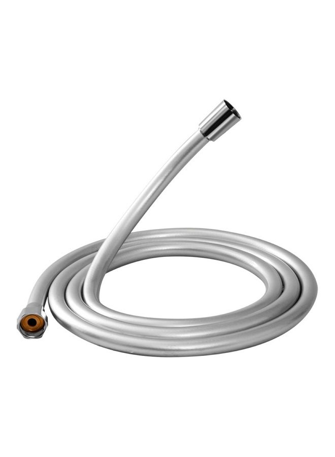 1.2/1.5/2m Flexible Explosion-proof Garden Bathroom Shower Nozzle Plumbing Hose Silver 20*10*20cm - Image 1