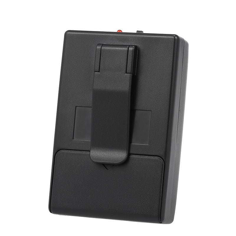 Mini Wireless Clip-on FM Microphone With Transmitter Receiver Black - Image 3