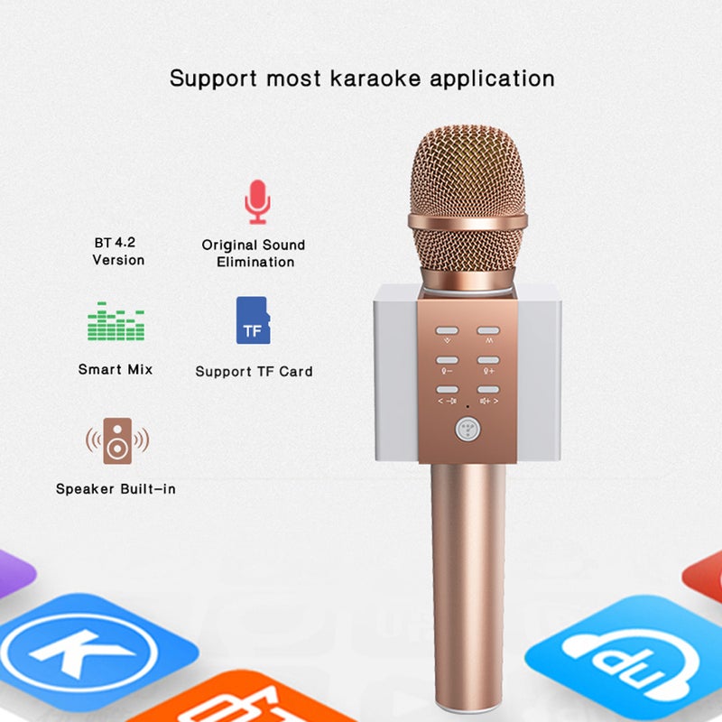 Wireless 2-In-1 Handheld Karaoke Microphone V4525RG_P Rose Gold - v1604917378/N41433468A_2