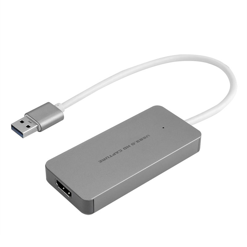 Ezcap 1080P USB 3.0 HD Capture Card Video Game Recorder V4541_P Grey - Image 1