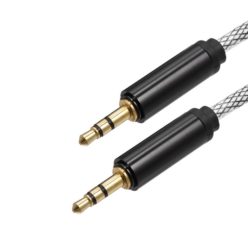 3.5 mm Jack Auxiliary Audio Cable For Car/Phone/Laptop V4424B_P Black  - Image 4