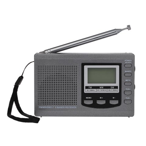 FM / AM / SW Multiband Digital Stereo Radio V4329_P Dark Grey