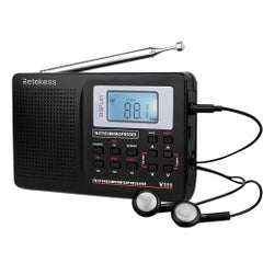 MW/FM/SW Stereo Pocket Digital Tuning Radio With Earphone V4103_P Black - v1604917409/N41433495A_2